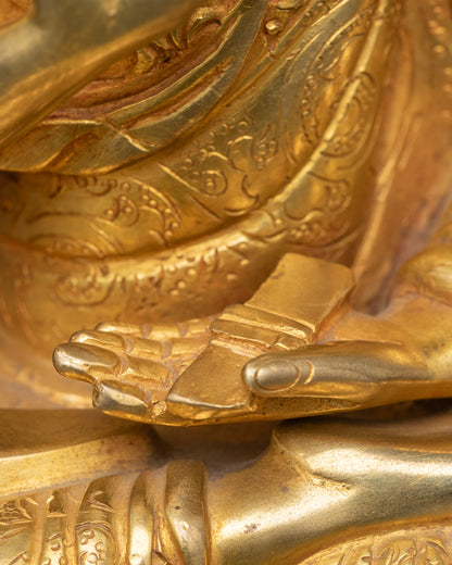 Je Tsongkhapa Statue Set – Handmade Buddhist Master Figures