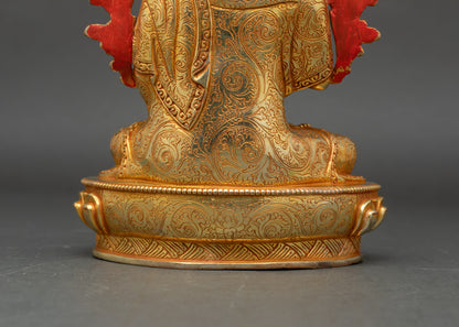 Lama Tsongkhapa Statue Set | Himalayan Sacred Artwork