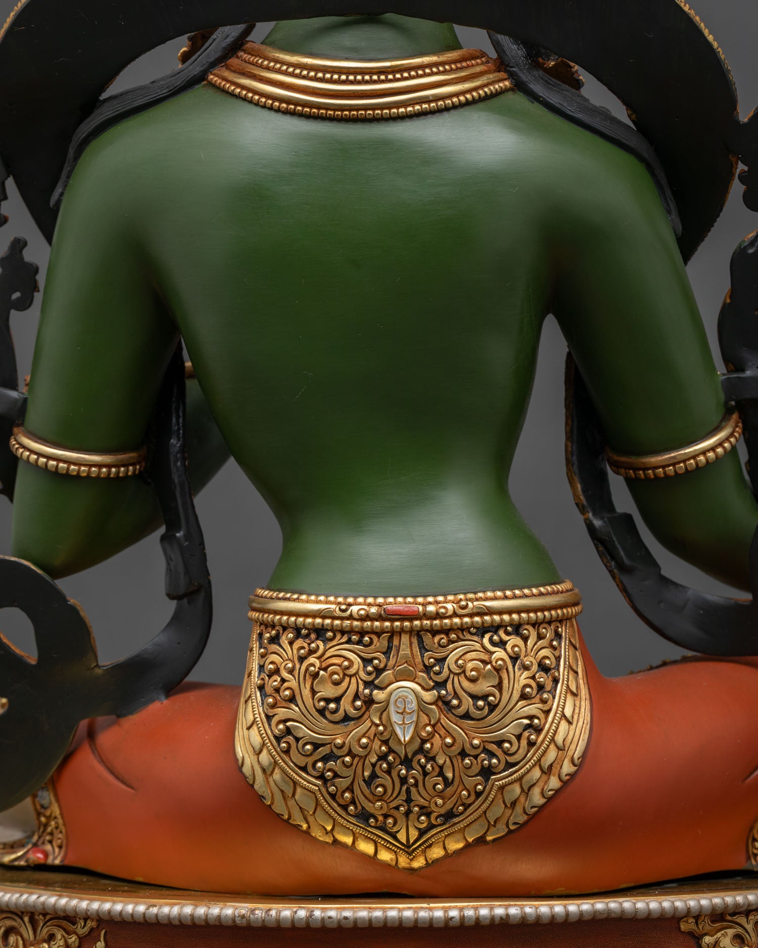 Mother Green Tara Statue | Tibetan Buddhist Icon of Compassion