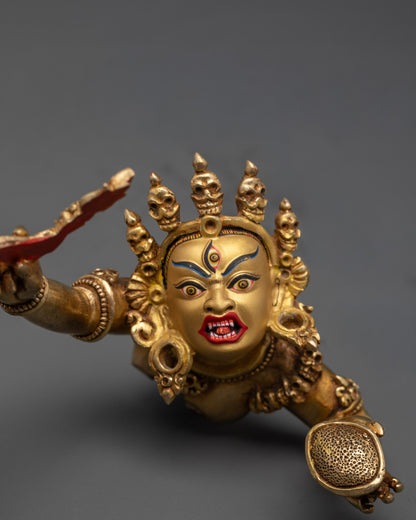 Handcrafted Vajrakilaya Statue | Buddhist Idol for Home & Altar