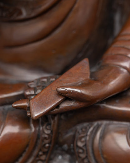 Je Tsongkhapa Statue Set | Himalayan Handcrafted Buddhist Art