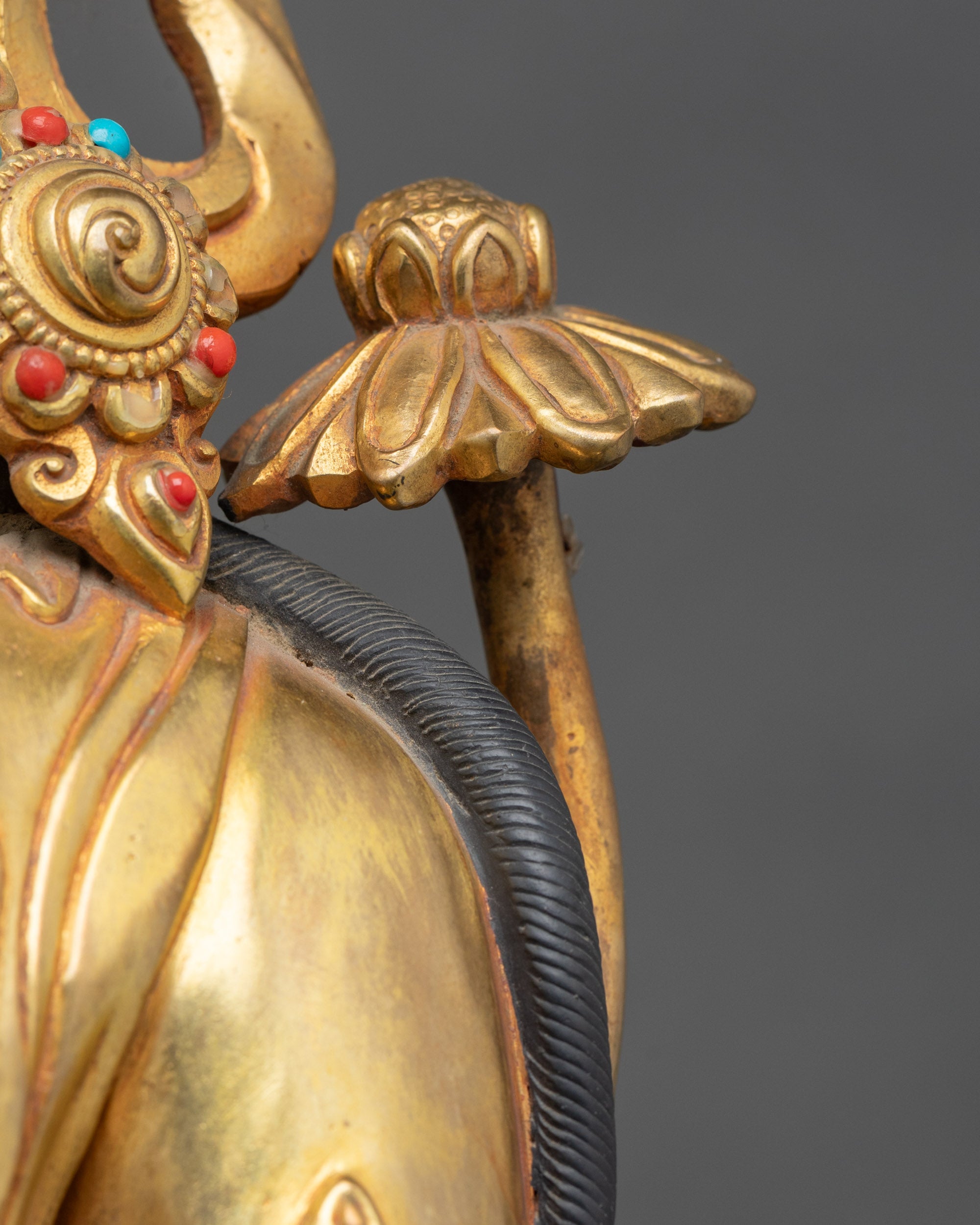 Green Tara Statue - Sacred Himalayan Goddess of Swift Protection