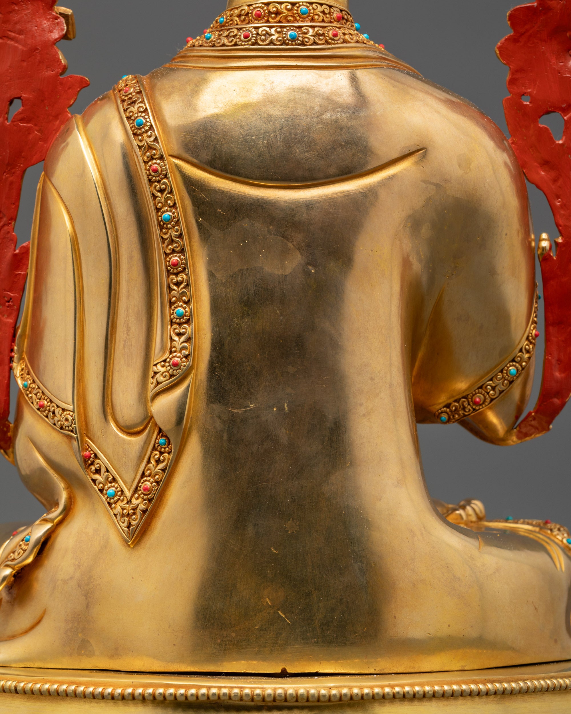 16" Nepalese Je Tsongkhapa Sculpture | Enlightened Lama of Wisdom