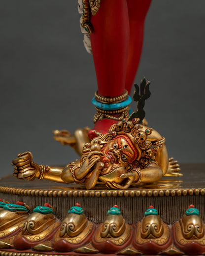 Vajrayogini (Dorje Naljorma) Statue - Handcrafted Dakini of Fire