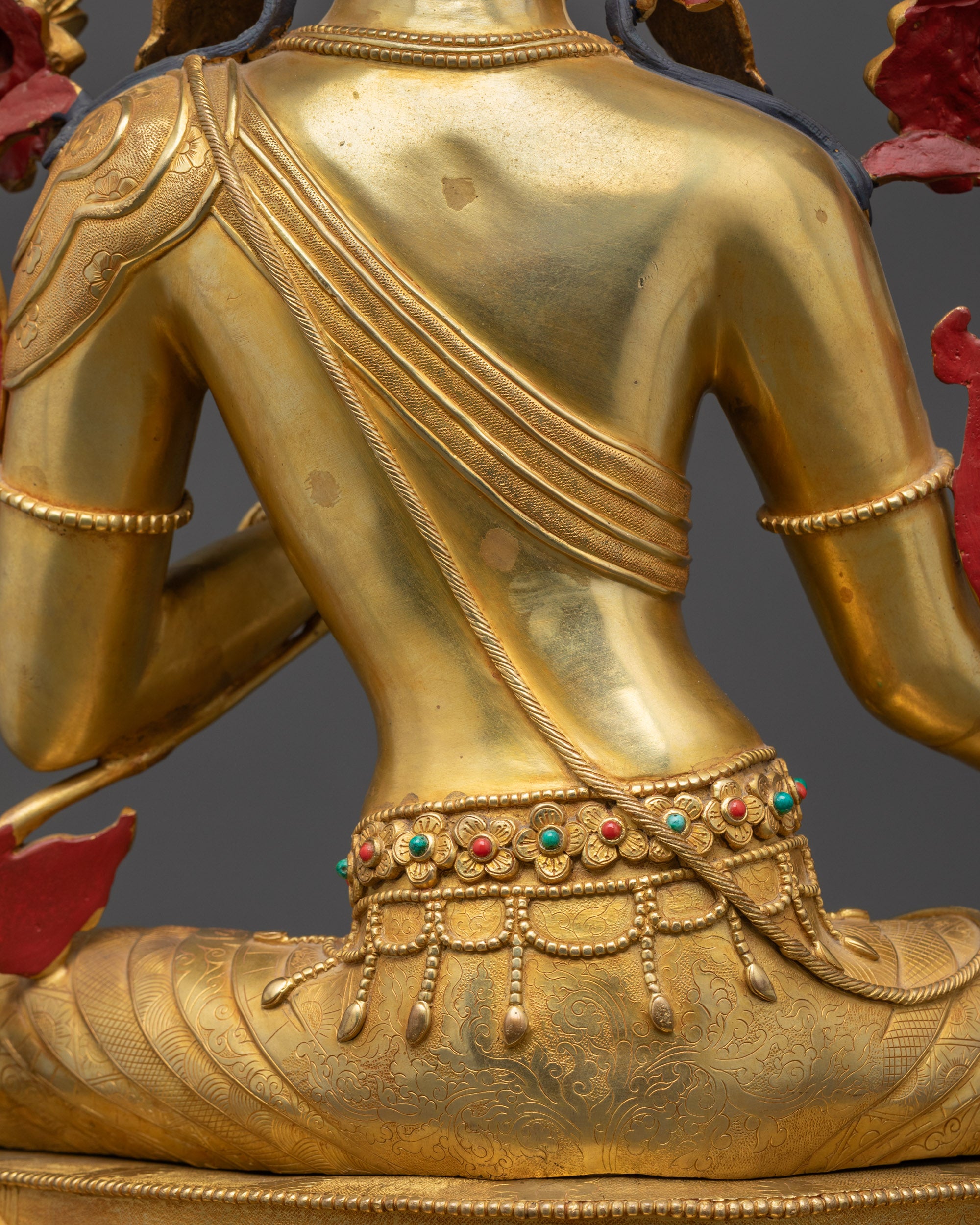 Divine Green Tara Sculpture | Artisan-Crafted Premium Spiritual Decor