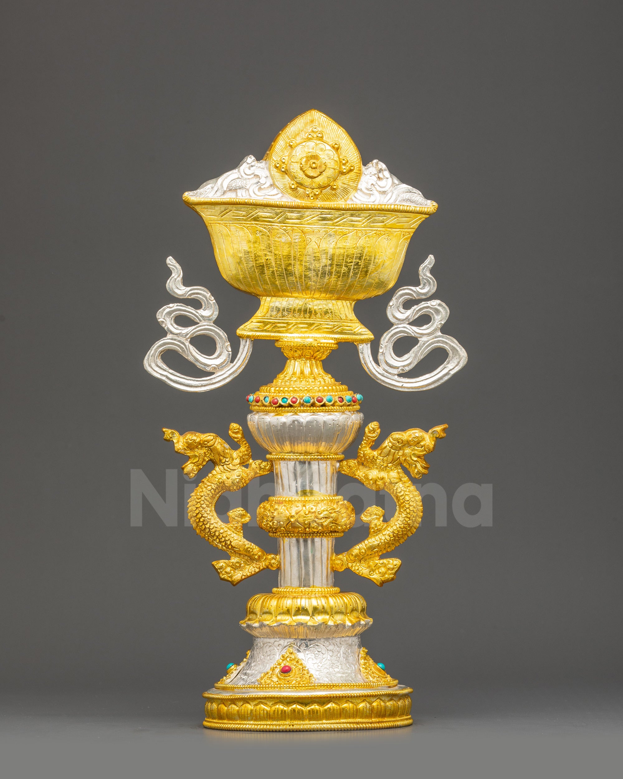 Astamangala Set for Tibetan Offering Rituals