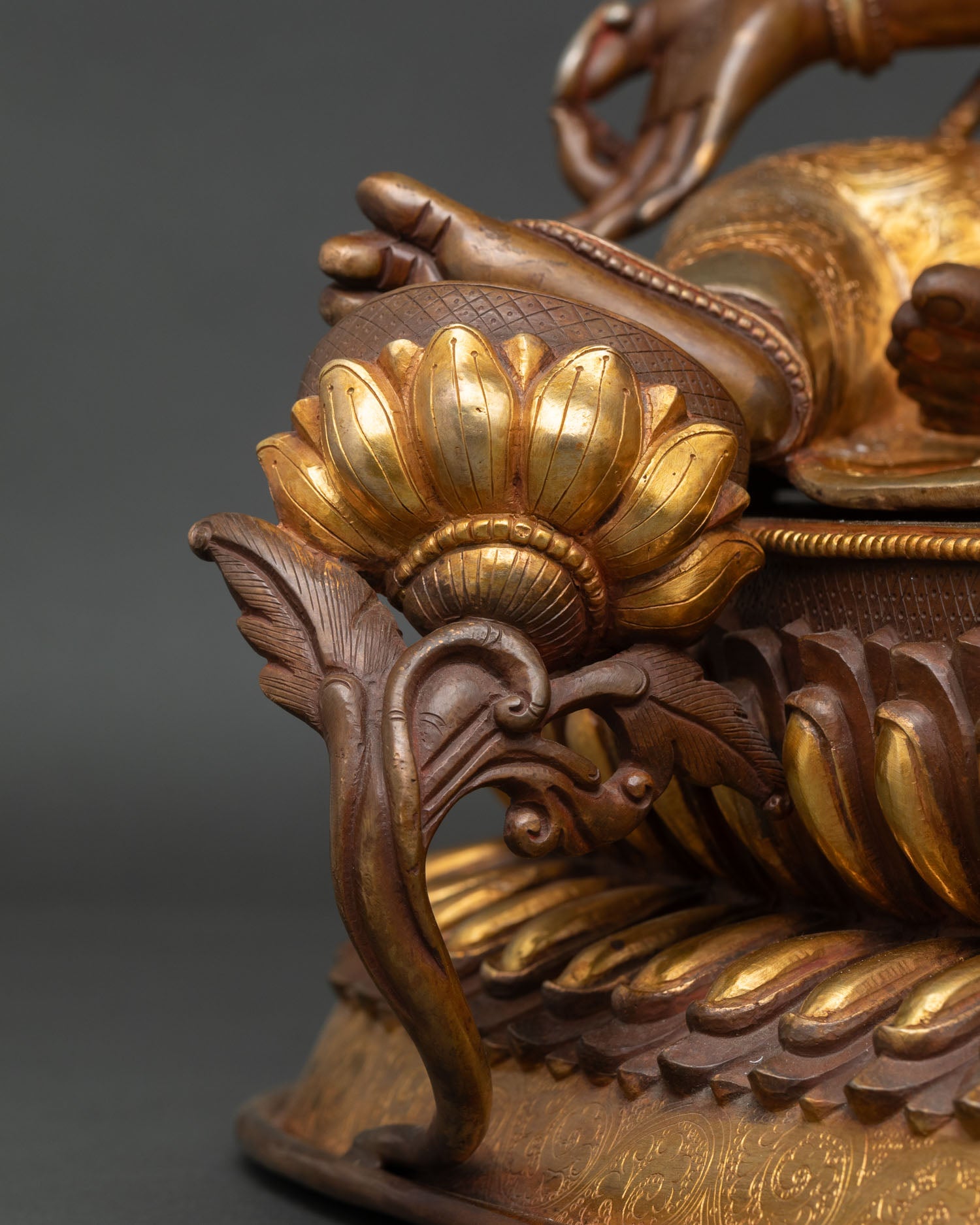 Handcrafted Green Tara Statue | Vajrayana Buddhist Artwork