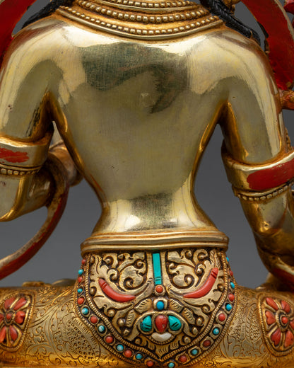 Beautiful White Tara Spiritual Statue | Handmade in Nepal