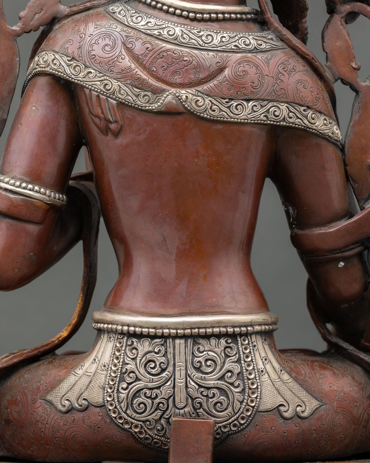 White Tara Statue – Handmade Copper Art from Nepal