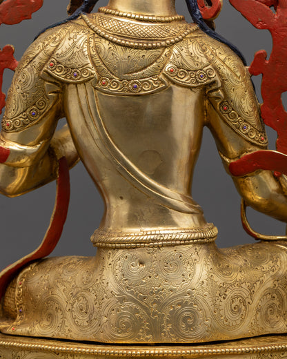 18" Meditation Statue of Mother Green Tara | Blessings of Compassion