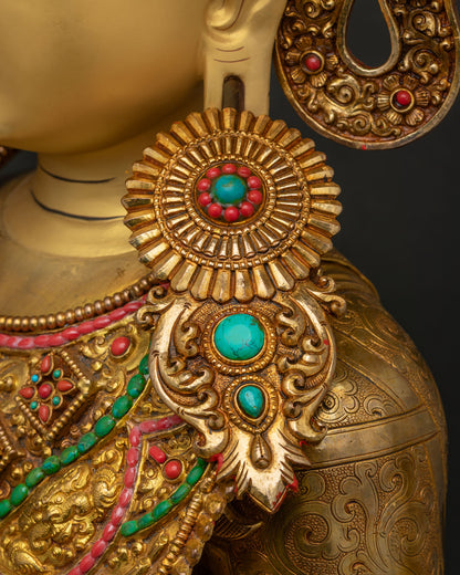 Grand Jowo Rinpoche Statue from Nepal | Vajrayana Buddhist Sculpture