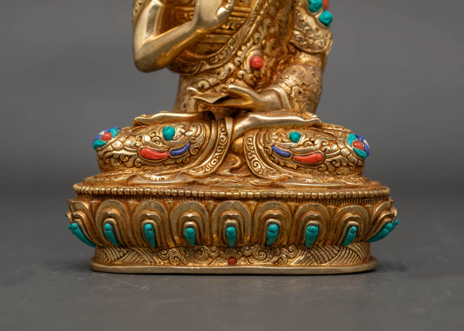Tsongkhapa and Two Disciples Set – Luminous Wisdom Handmade Statue