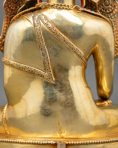 Handmade Jowo Rinpoche Statue from Nepal | Spiritual Decor & Altar