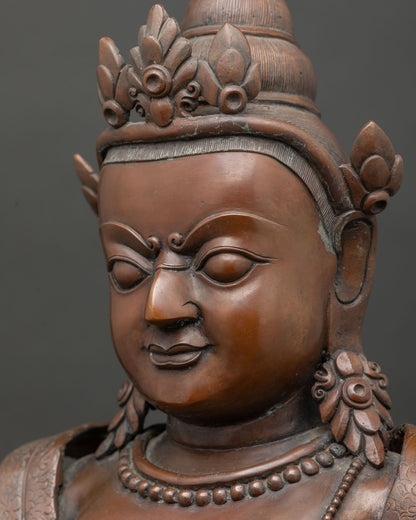 Oxidized Dzambhala Statue for Sale – Invoke Wealth & Prosperity