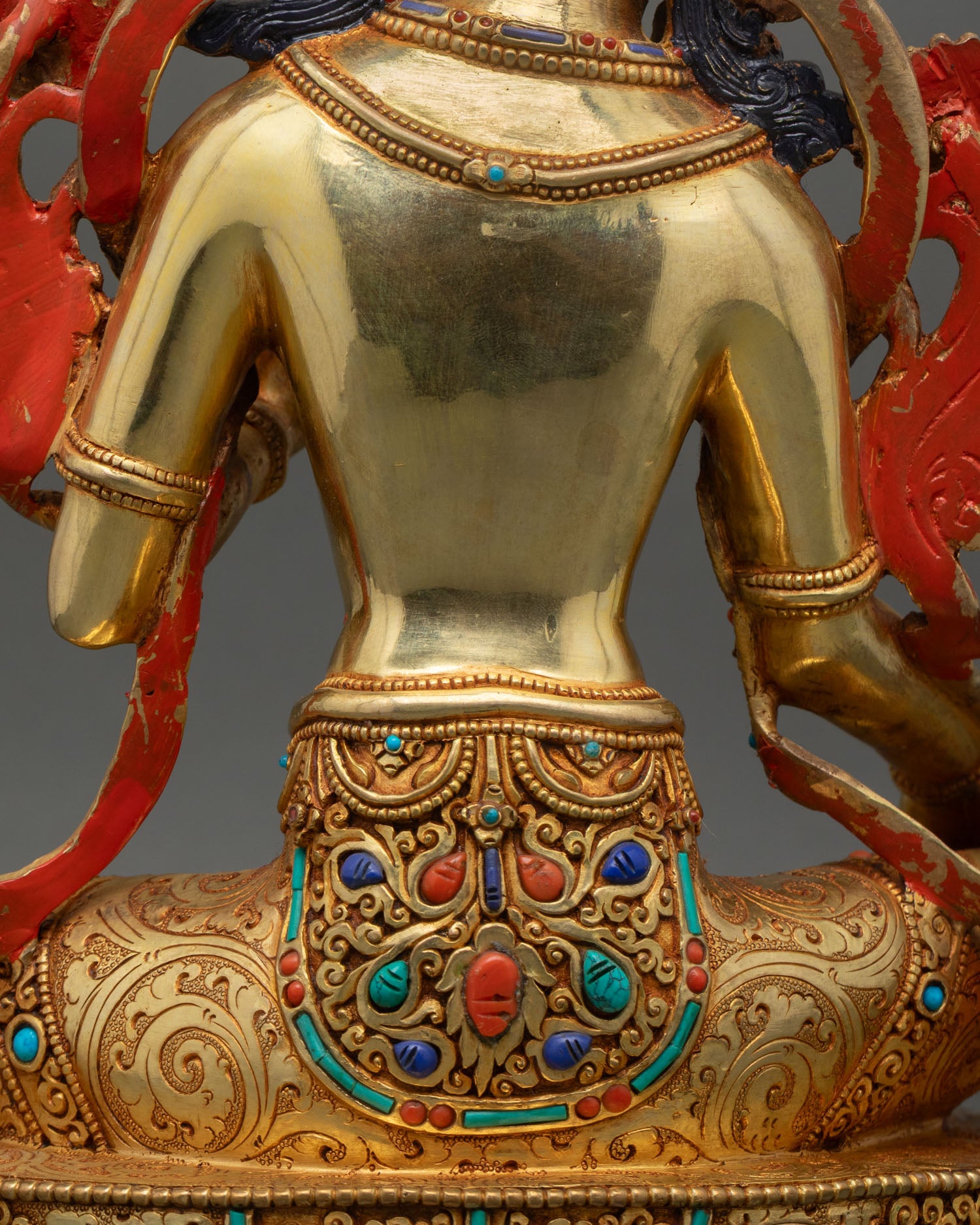 Green Tara Statue | Traditional Tibetan Buddhist Artwork