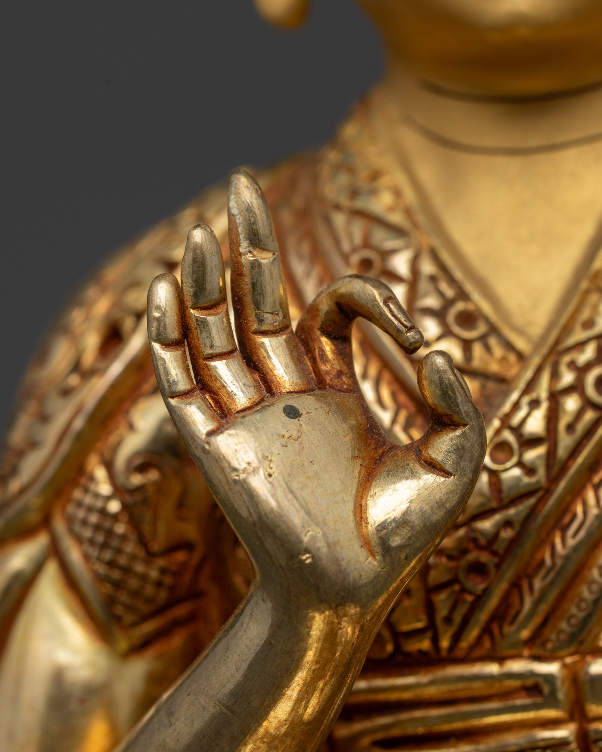 Tsong Khapa Statue Set | Tibetan Buddhist Teacher with Two Disciples