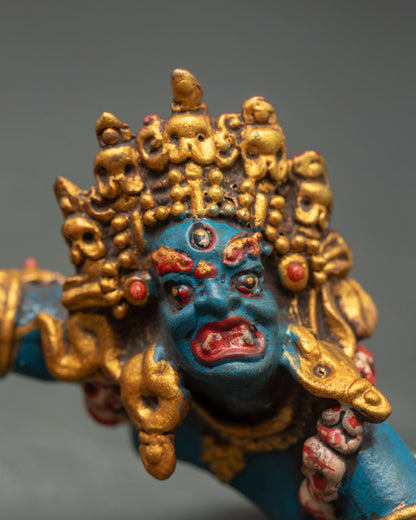 Yamantaka with Consort Sculpture | Traditional Buddhist Art