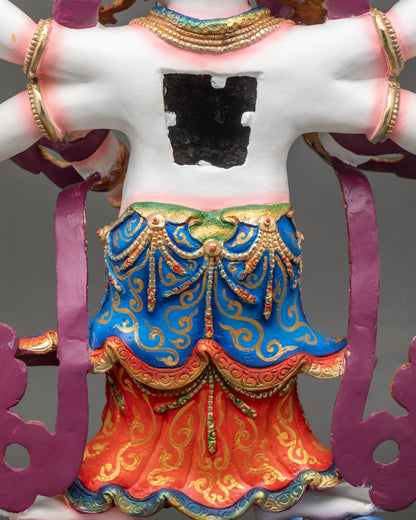 Sacred Shadbhuja Sita Mahakala Statue | Nepalese Buddhist Art