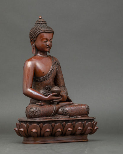 Five Dhyani Buddha Statue Set for Meditation and  Spiritual Practice