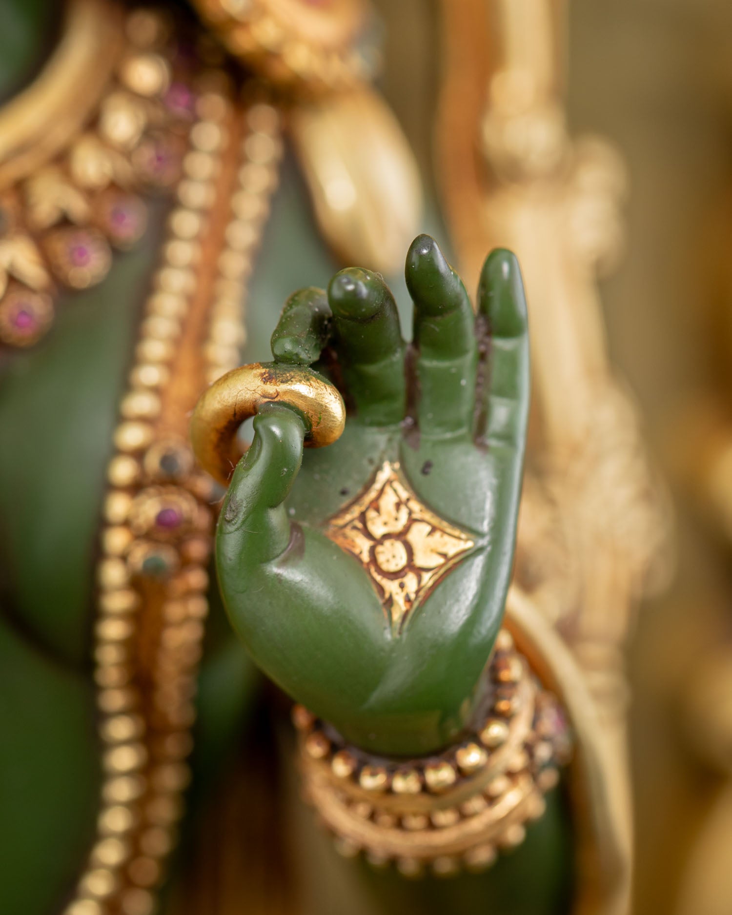 Standing Green Tara Statue | Calm Presence of Compassion