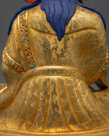 24K Gold-Gilded Tsokye Dorje Set | Traditional Lost-Wax Casted Statues