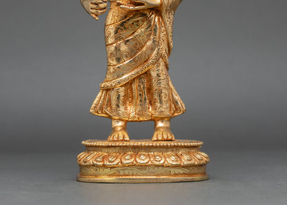Buddha Two Disciples | Nepalese Handmade Sacred Sculpture