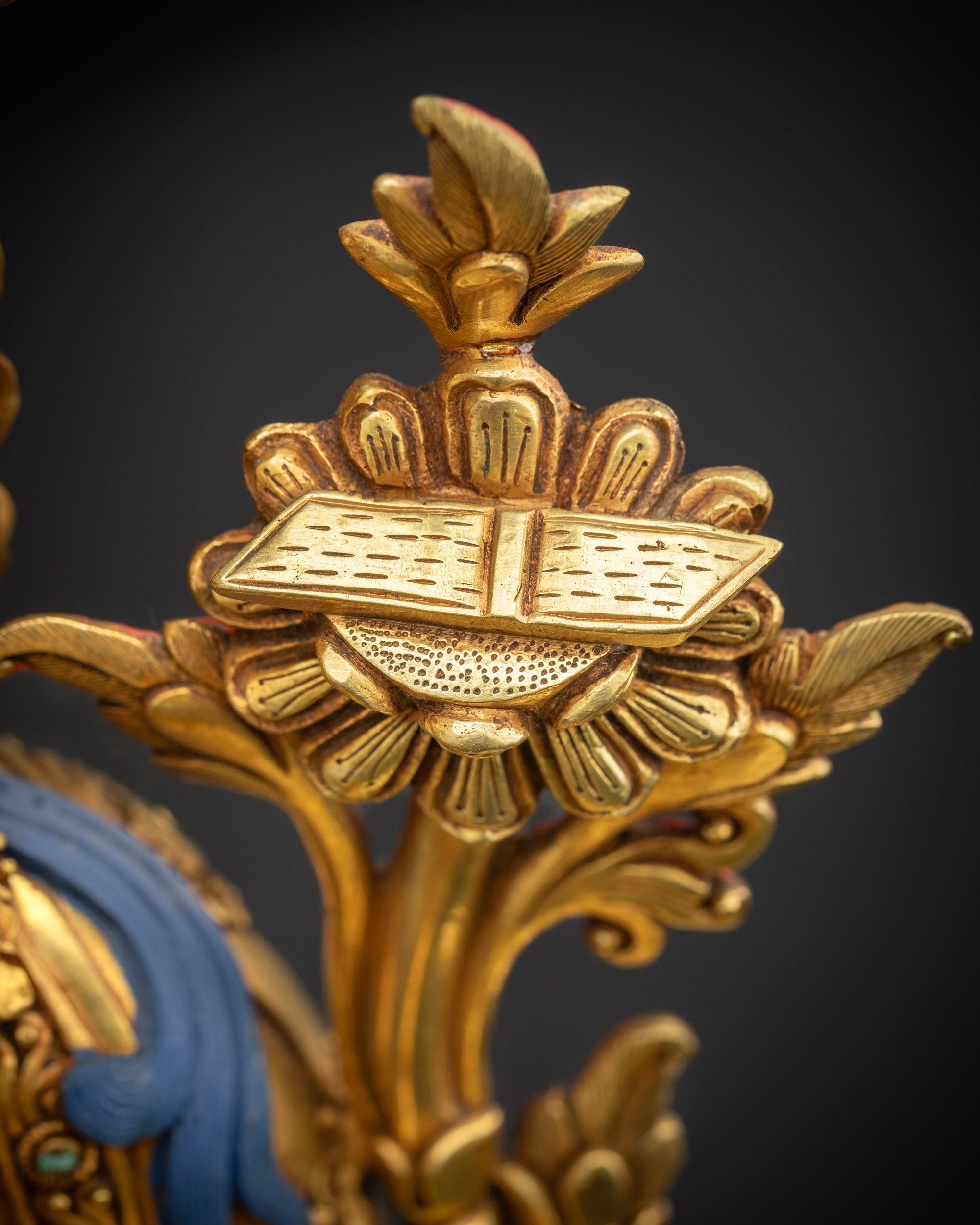 Masterpiece Manjushri Statue | Buddhist Wisdom Bodhisattva Figurine