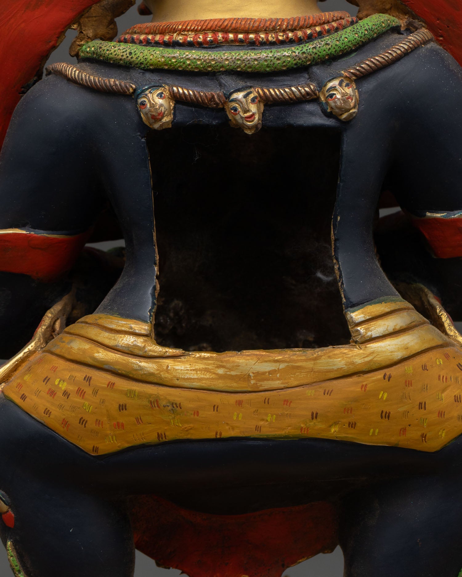 Sakya Mahakala Statue | Sacred Nepalese Artwork