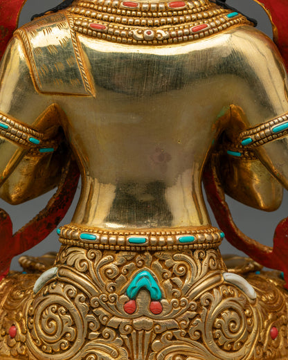 Chenrezig Statue | Handcrafted Tibetan Artwork