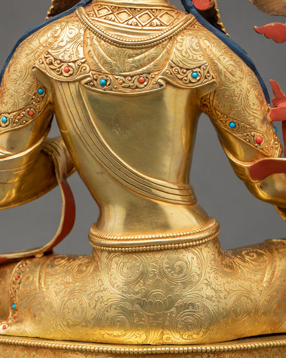 Handcrafted Green Tara Statue | Spiritual Art for Devotion & Home