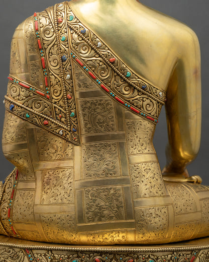 Big Shakyamuni Buddha Statue | Handicrafted Nepalese Sculptures