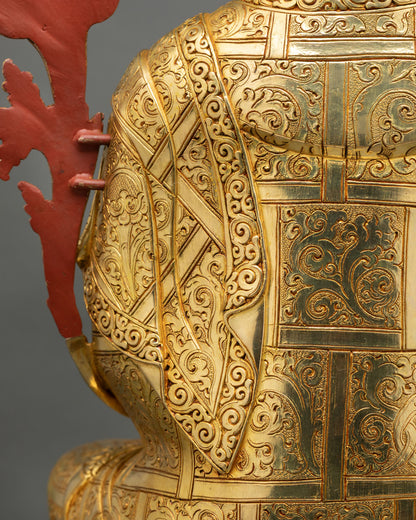 Je Tsongkhapa Copper Sculpture | Founder of Gelug Tradition