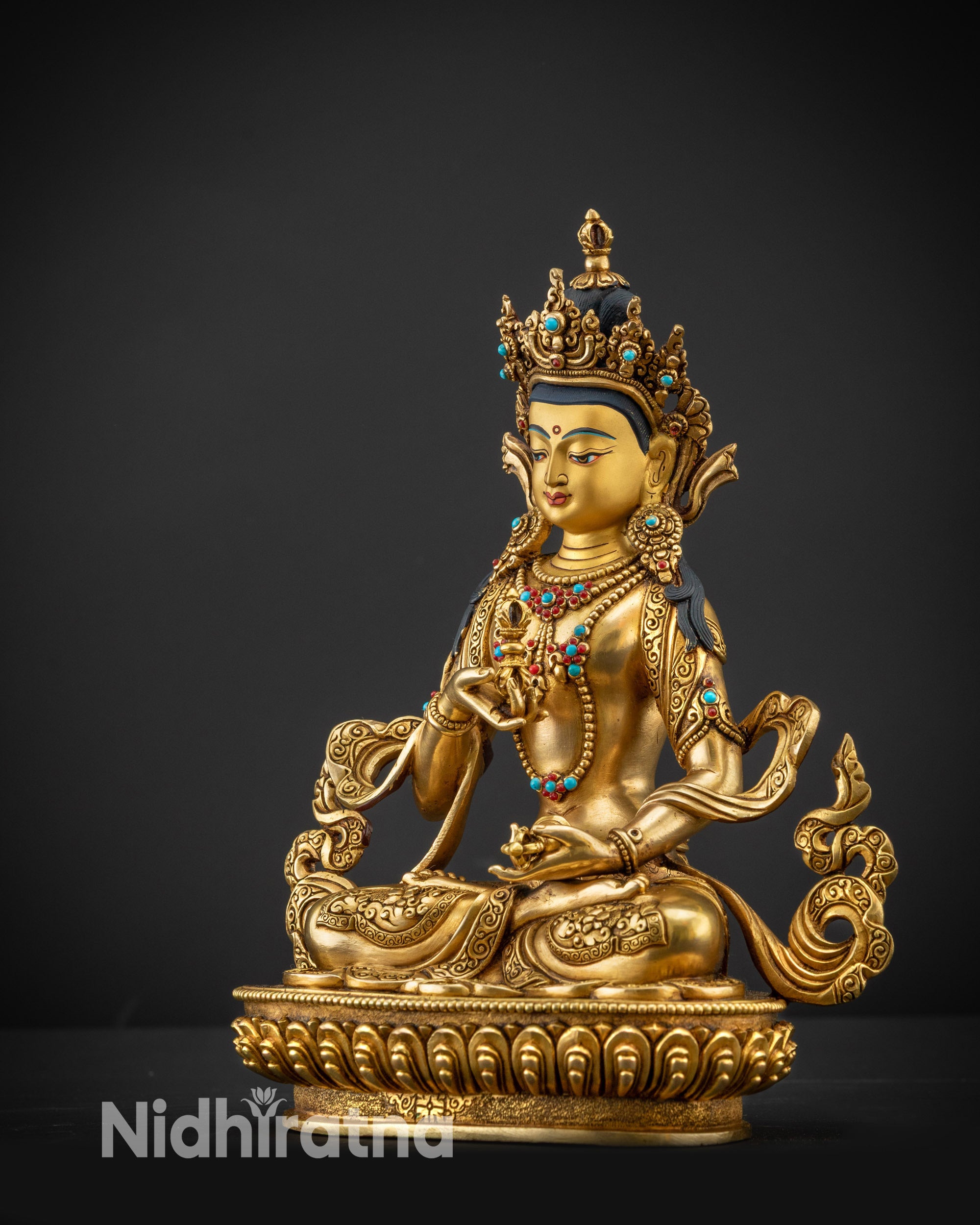 Spiritual Purifier Vajrasattva Statue | Rare Masterpiece Dorje Sempa Sculpture