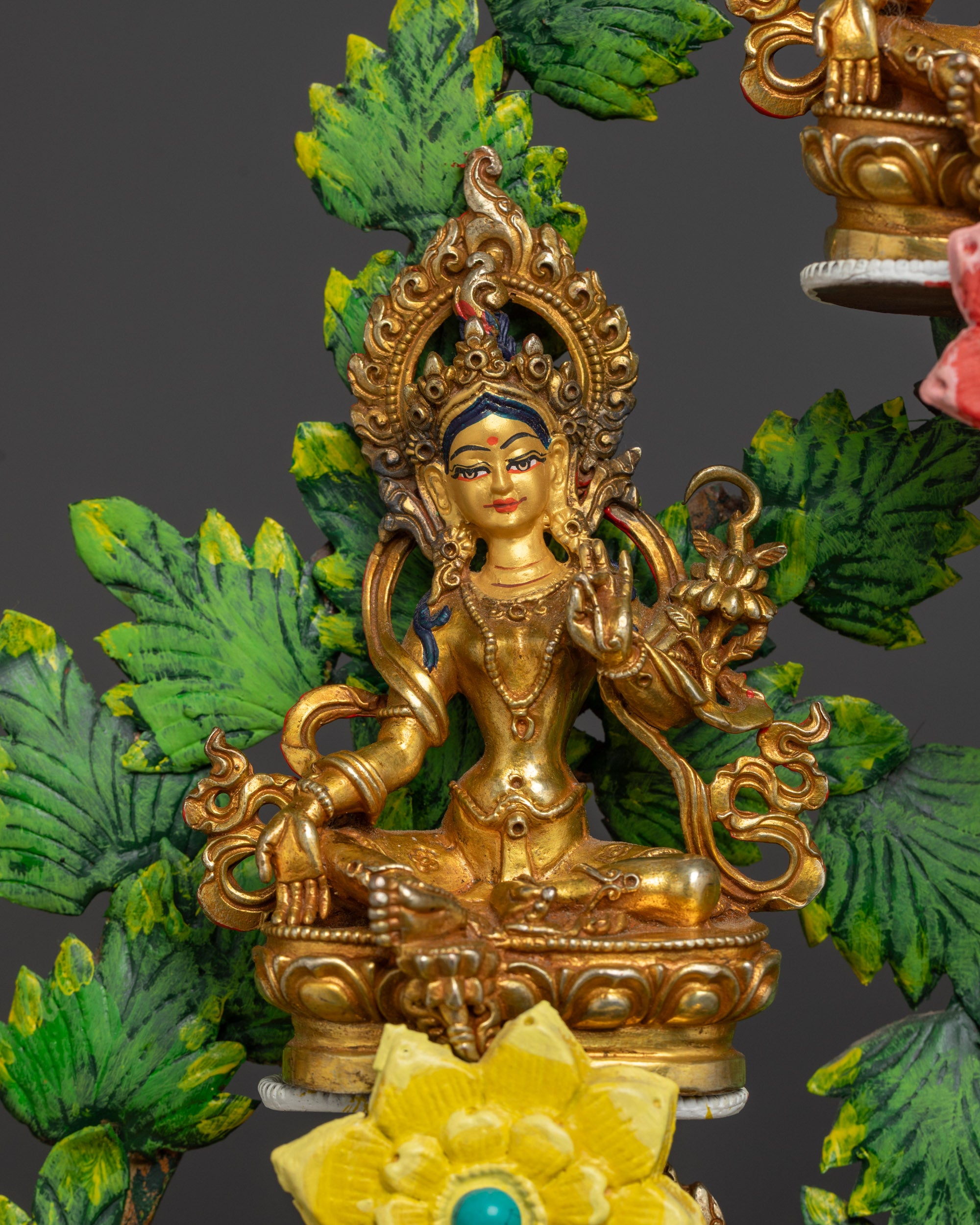 Complete 21 Tara Statue Tree Collection | Sacred Female Deity Ensemble