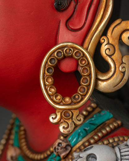 Vajrayogini (Dorje Naljorma) Statue - Handcrafted Dakini of Fire