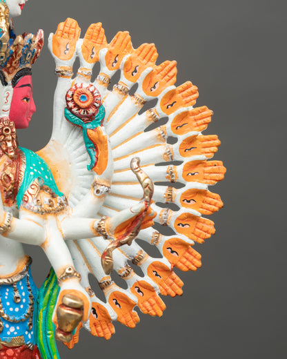 1000 Armed Chenrezig Statue | Tibetan Buddhist Artwork