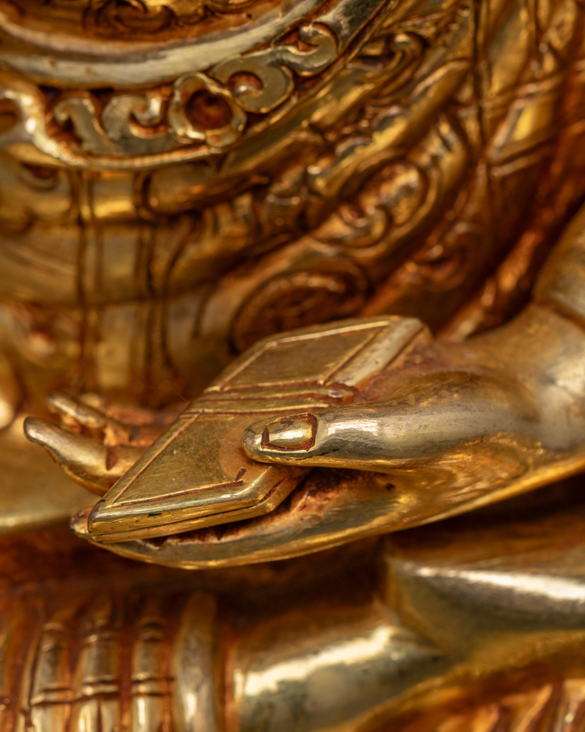 Tsong Khapa Statue Set | Tibetan Buddhist Teacher with Two Disciples