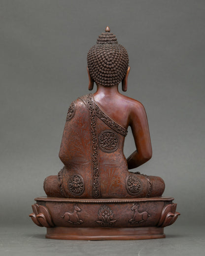 Five Dhyani Buddha Statue Set for Meditation and  Spiritual Practice