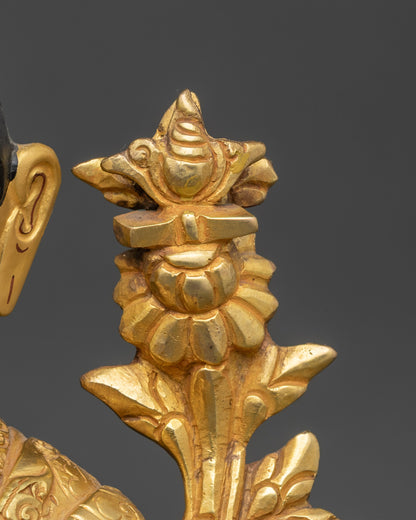 Tsongkhapa Statue Set with Two Disciples | Lost-Wax Craftsmanship