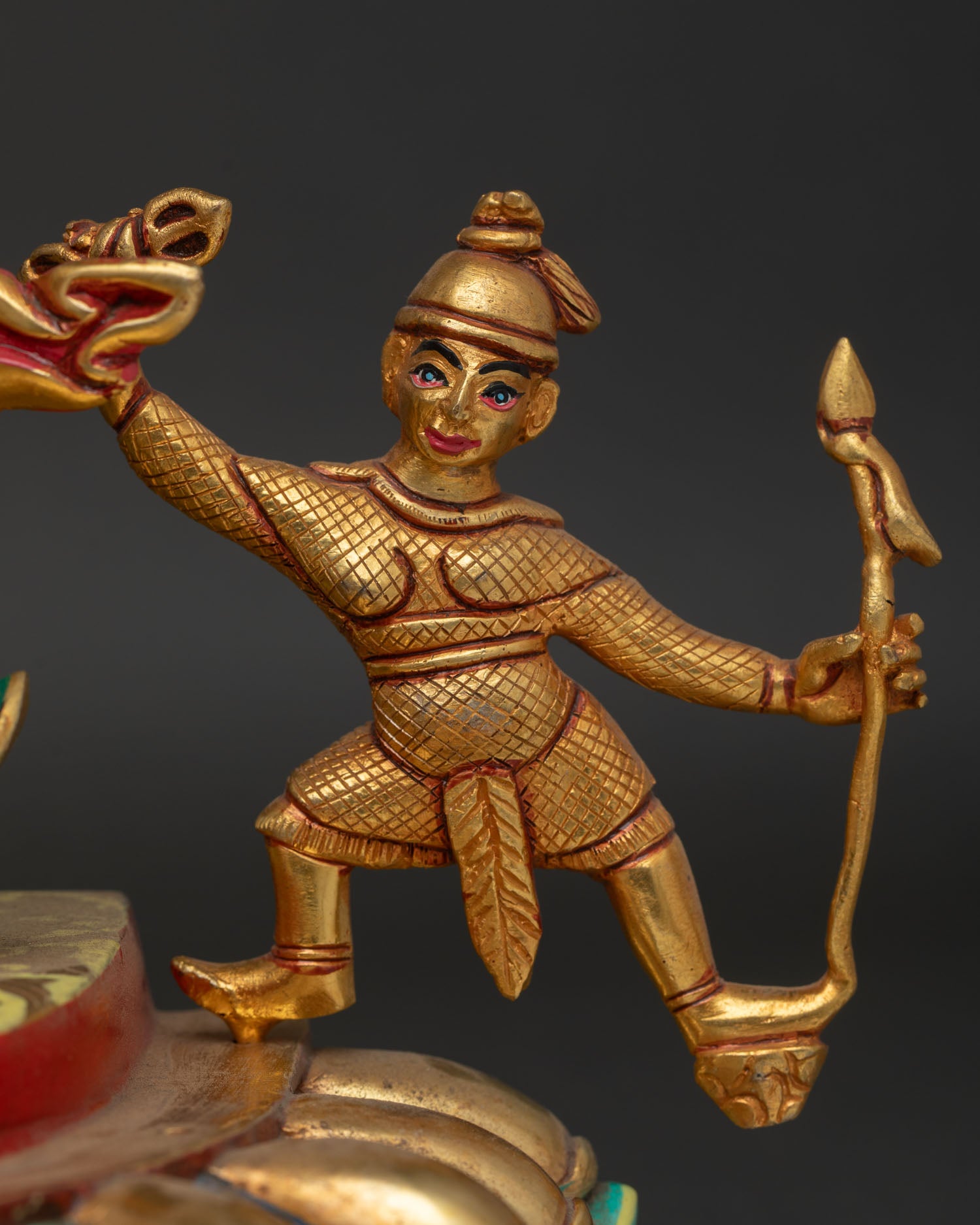 Standing Guru Rinpoche Statue | Buddhist Zen Decor from Nepal