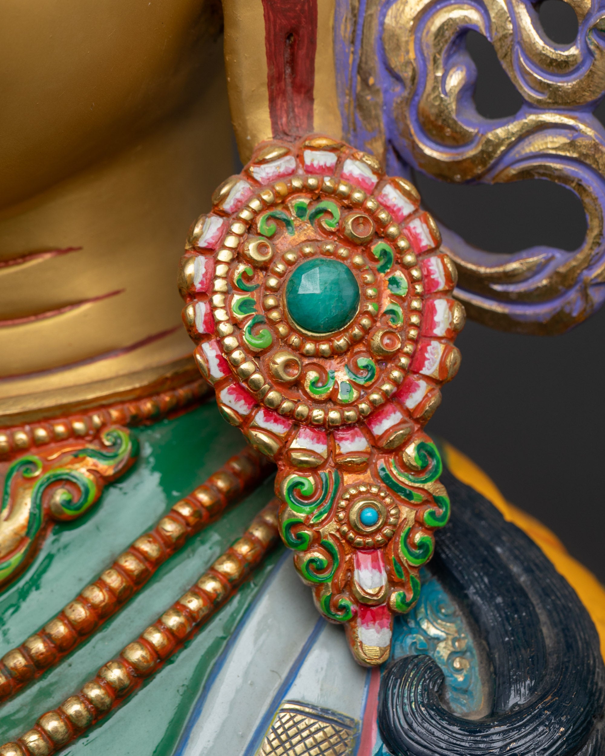 Divine Green Tara Statue | Hand-Carved Buddhist Goddess of Liberation