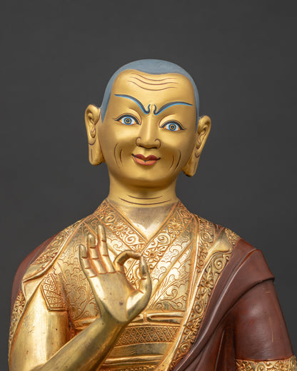 Je Tsongkhapa Statue Set | Gelug Founder Buddhist Figure