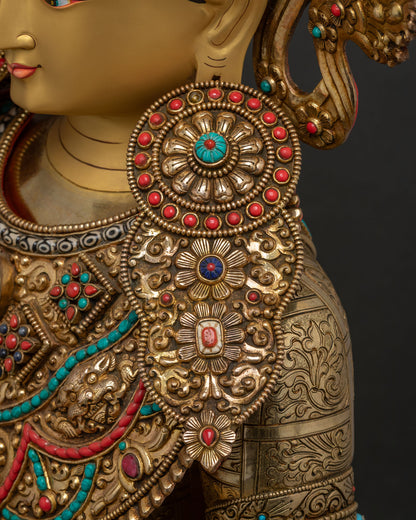 Extra Large Jowo Shakyamuni Rinpoche Statue | Handmade In Nepal