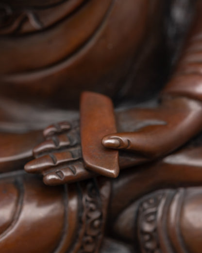 Je Tsongkhapa Statue Set | Himalayan Handcrafted Buddhist Art