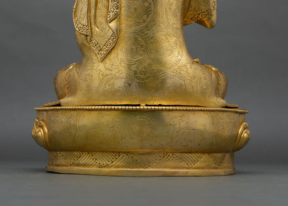 Je Tsongkhapa & Disciples Statue Set | Handcrafted Buddhist Art