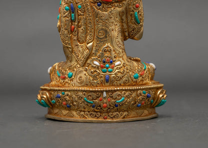 Tsongkhapa and Two Disciples Set – Luminous Wisdom Handmade Statue