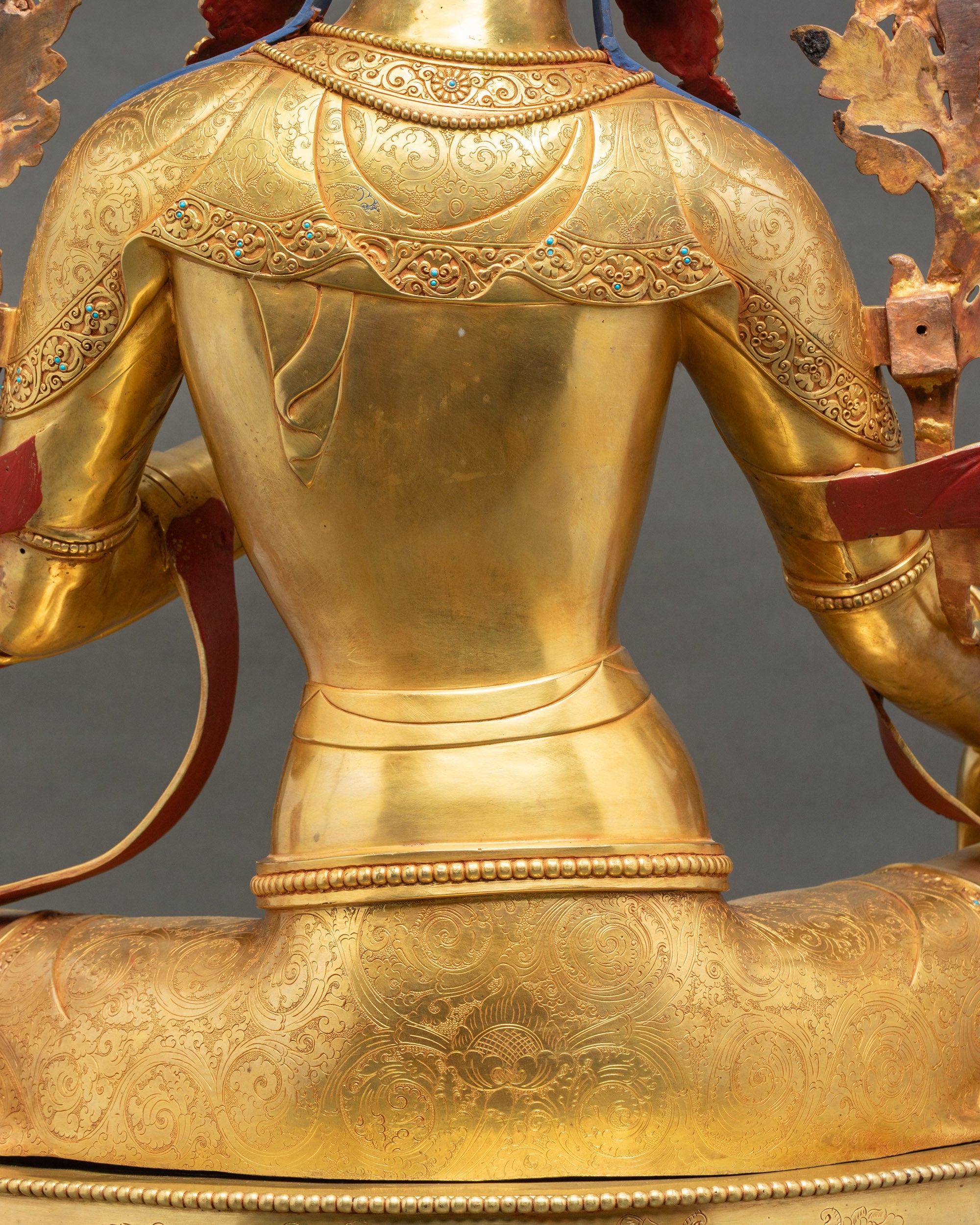 Large Green Tara Statue | High-Quality Buddhist Sculpture from Nepal