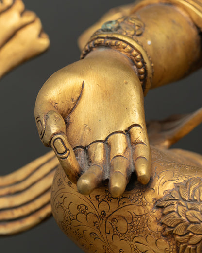 Green Tara Statue