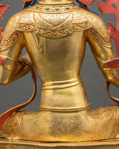 Green Tara Statue | Spiritual Guardian and Meditation Altar Figure