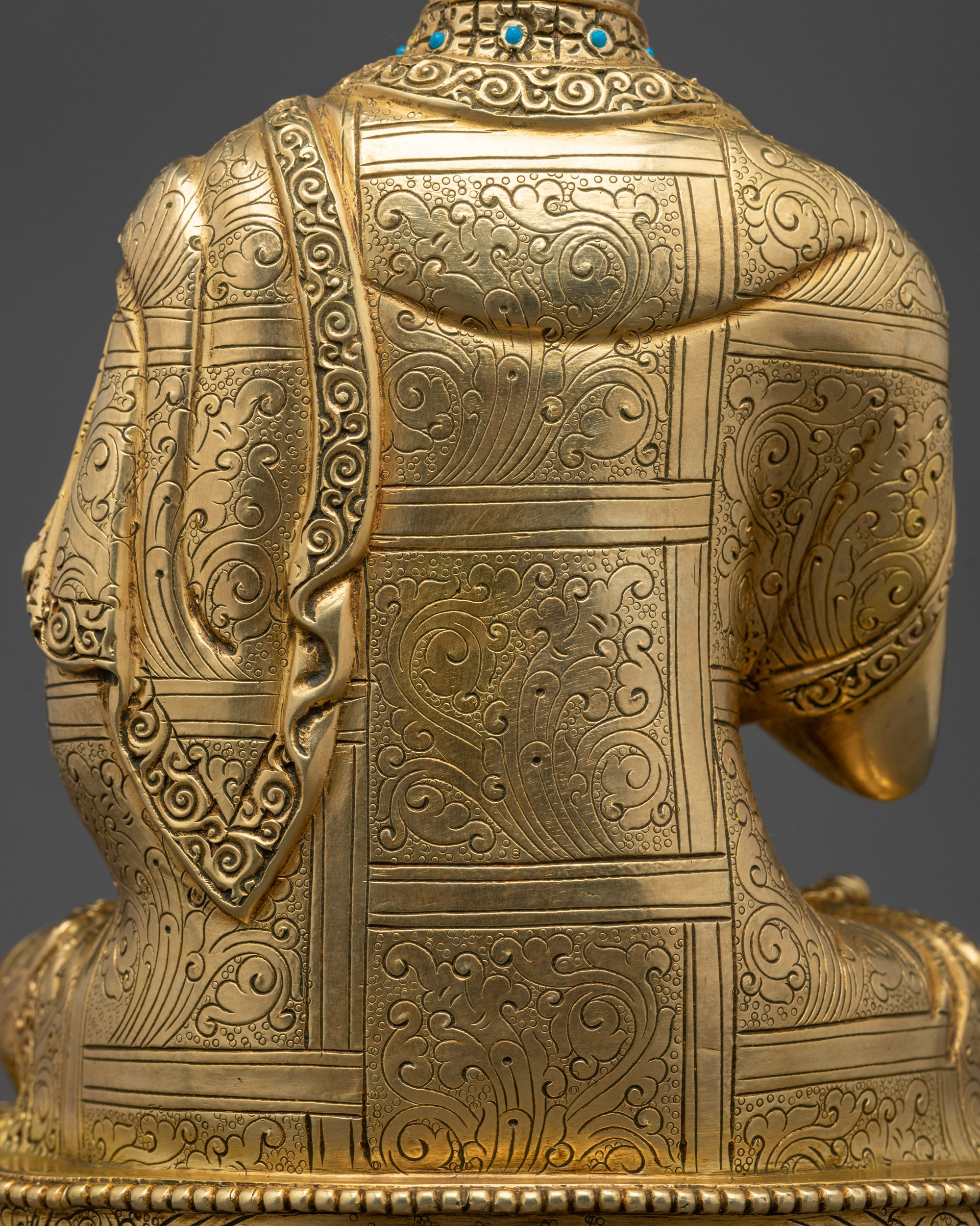 Authentic Tsongkhapa Statue Set | Traditional Buddhist Craftsmanship